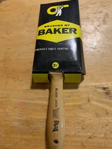 Vintage Bäcker 3 1/2" Zoll Pinsel, Porzellan Borsten, konische Spitze, NOS - Bild 1 von 6