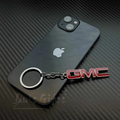 GMC Double-Sided Logo Enamel Keychain 2 Color You Pick US Seller Free Shipping - Image 1 of 4