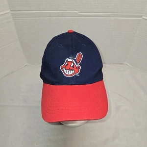 Cappello Cleveland Indians First Merit Bank MLB Baseball Adj Strapback Promo Hat - Foto 1 di 6