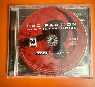 Red Faction: Join the Revolution (PC, 2001)  Original Vintage Rare no Scratches - Image 1 of 3