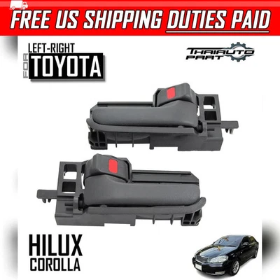 Par de manijas interiores gris LR para Toyota Corolla ZZE121 sedán 2003-2007 Foto 1 de 4