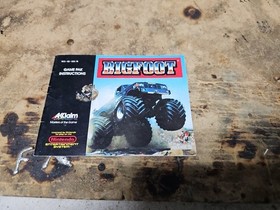 NES Bigfoot - Solo istruzioni manuale - 1990 originale - 