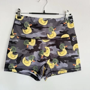 CMBT Combat Iron Ladies Performance Training V2 Shorts M Camo Rubber Ducky 3" - Picture 1 of 7