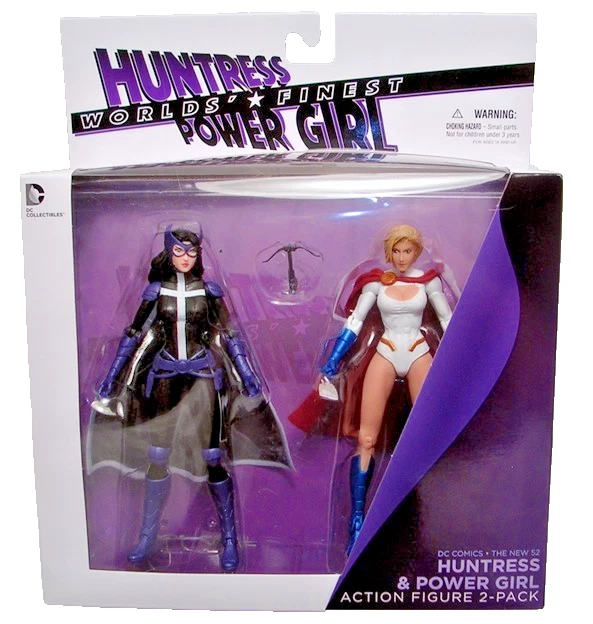 DC Collectibles 世界最佳女猎手和权力女孩可动人偶 2 件装 Dmg Pk — 第 1/1 张图片