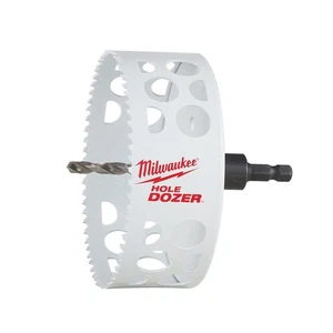 Milwaukee 6 pulgadas Sierra perforadora bimetálica con 3/8 pulg. Broca de eje y piloto - Imagen 1 de 1