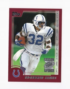 2000 Topps Season Opener #141 Edgerrin James Indianapolis Colts Miami Hurricanes - Picture 1 of 2