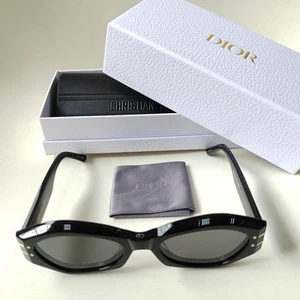 Dior Signature B1U Black/Grey Butterfly Frame Women's Sunglasses - Foto 1 di 10