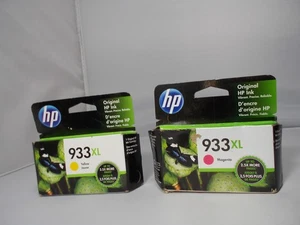 Cartucho de tinta magenta y tinta amarillo de alto rendimiento sellado envío y devolución gratuitos NOS HP 933XL - Imagen 1 de 14