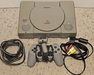 Sony PlayStation 1 Console Bundle  - Tested Working Clean SCPH-7501 - Foto 1 di 14
