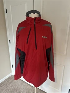 Nike San Francisco 49ers Jacke Herren XL Rot 1/4 Zip Pullover Windbreaker - Bild 1 von 8