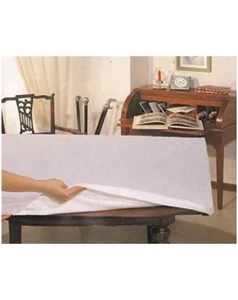 Mollettone copritavolo tavolo QUADRATO bianco con eleastico Made Italy - Foto 1 di 1