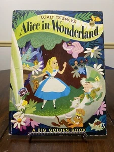 Walt Disney Alice in Wonderland A Big Golden Book 1974 24th Printing - Picture 1 of 10
