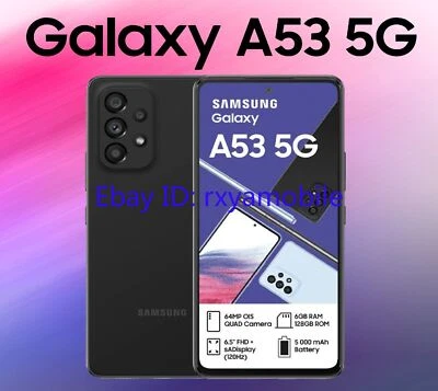 Unlocked Samsung Galaxy A53 5G SM-A536U 128GB+6GB 64MP New Sealed Multicolor - Image 1 of 4