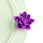 Nora Fleming Hand-Painted Mini : Get Growing ! ( Purple Flower ) A243