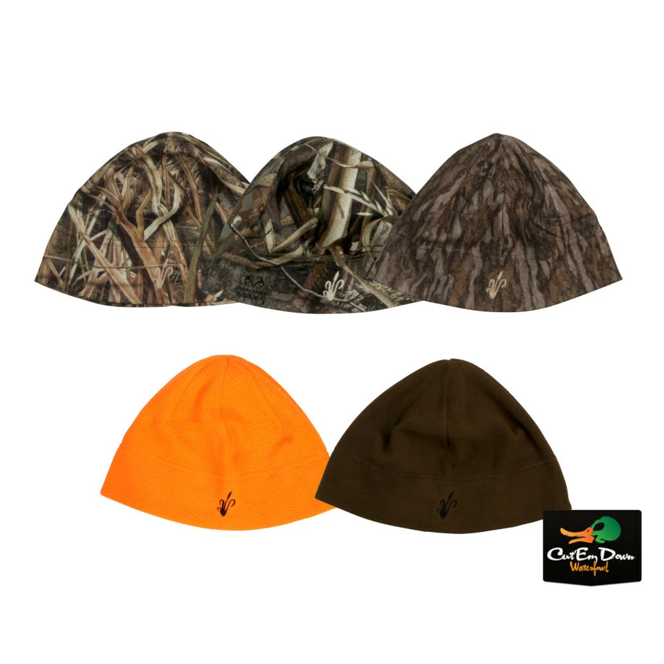 NEW AVERY GREENHEAD GEAR GHG WINDPROOF FLEECE SKULL CAP BEANIE - CATTAIL LOGO - Image 1 of 1