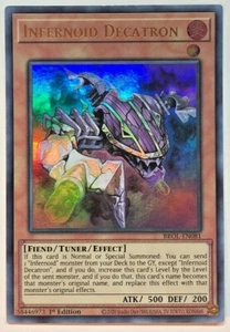 YuGiOh - Brothers of Legend - Infernoid Decatron - BROL-EN081 - Ultra Rare - Picture 1 of 1