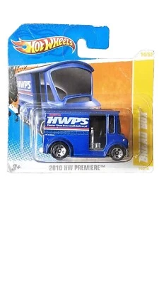 Hot Wheels (14/52)Bread Box 2010 HW Premiere (Blue)Short Card (14/214) R0929 - Image 1 of 4