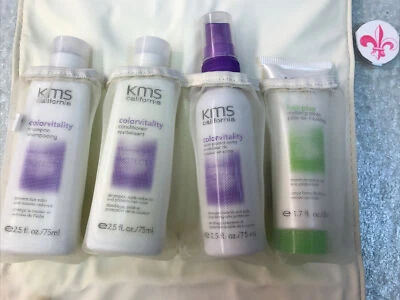 KMS Color Vitality Shampoo Conditioner Color Protect Spray Hair Play Set Travel - Image 1 of 3
