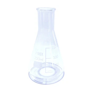 PYREX® 250 mL Erlenmeyer Conical Flask Narrow Neck - LABORATORY LAB - Picture 1 of 1