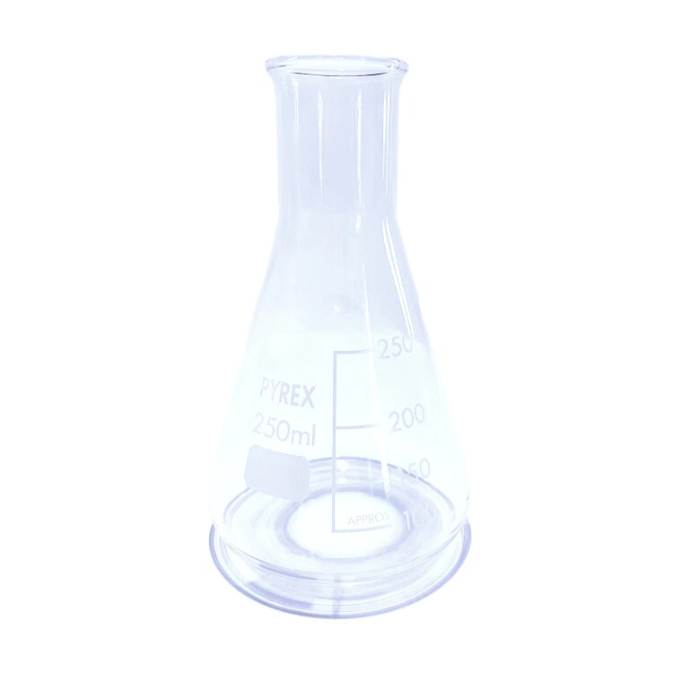 PYREX® 250 mL Erlenmeyer Conical Flask Narrow Neck - LAB LABORATORY - Image 1 of 1