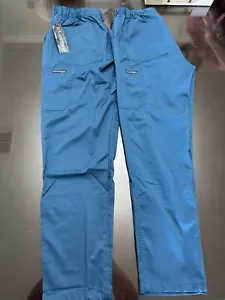 2 Carribean Blue scrub pants size Medium men’s Advantange by UA 1 new, 1 used - Picture 1 of 8
