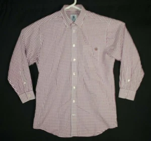 Southern Proper Button Down Shirt Size Medium Purple Check - Picture 1 of 4