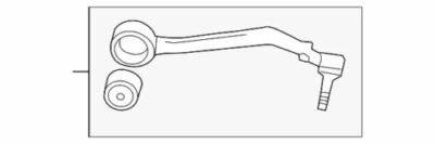 Brazo de control inferior delantero izquierdo genuino GM 2010-2015 Chevrolet Camaro 92236899 Foto 1 de 2