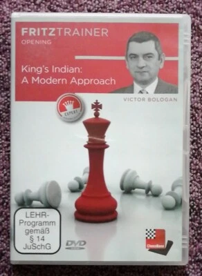 CHESSBASE DVD - FRITZTRAINER - KING'S INDIAN - A MODERN APPROARCH - V. BOLOGAN - Bild 1 von 2