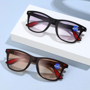 Bifocal Sunglasses Blue Light Blocking Reading Glasses Men Women Gradient Lens - Picture 1 of 13