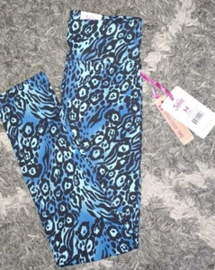 Girls justice full length legging size 10 new animal print - Picture 1 of 2