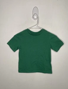 The Nike Tee Shirt Boys Size Small 4 Short Sleeve Solid Green Active Wear NWOT - Picture 1 of 4