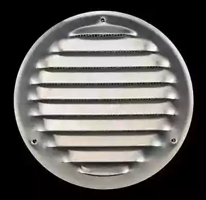 Stainless Steel Air Vent Cover with Insect Mesh - 5 - 6 inch Round Ventilation - Picture 1 of 12