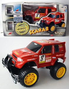 RARE VINTAGE 90'S NIKKO SCARAB JEEP RADIO CONTROL 1:15 R/C NEW ! - Picture 1 of 13