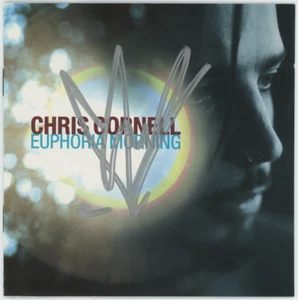 Chris Cornell Autografiado Firmado Euphoria Morning CD Folleto AMCo Certificado de Autenticidad 28885 - Imagen 1 de 2