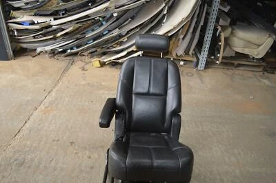 2008-2010 GMC YUKON REAR SECOND ROW LEFT DRIVER SIDE SEAT BLACK LEATHER OEM - Изображение 1 из 4
