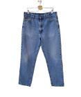 Pre-Owned Carhartt 38 X 34 Blue Relaxed Fit Work Denim Jeans Men