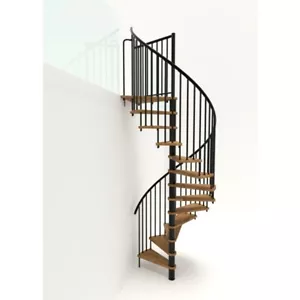 Interno Effetto Spirale Smart Rovere Nero 120 cm - Foto 1 di 9