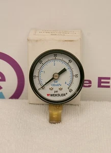 WEKSLER UA15B8L Gauge 1/8" NPT 60 PSI **NEW in Box** - Picture 1 of 2