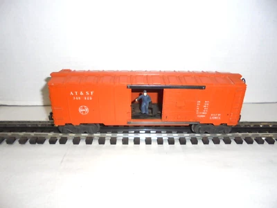 LIONEL 3484-25 AT&SF SANTA FE OPERATING BOX CAR  O GAUGE POSTWAR - Image 1 of 4