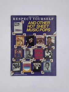 Respect Yourself & Other Hot Sheet Music Pops Song Book Piano Sheet Music Vocal - Picture 1 of 2