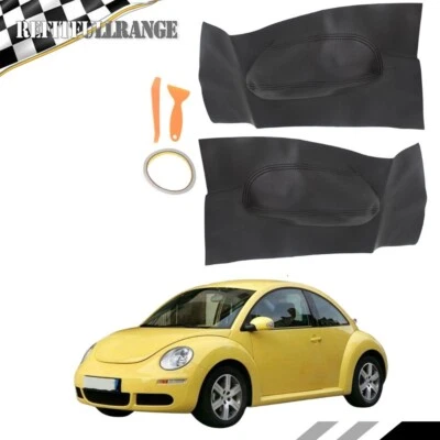 Tarjetas de inserción de panel de puerta de cuero sintético para Volkswagen Beetle 1998 1999-2010 Foto 1 de 4