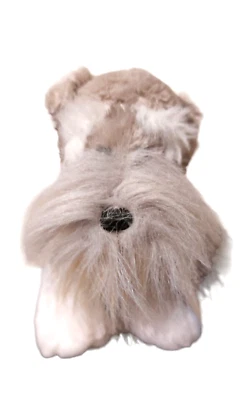 Ganz Webkinz Schnauzer Puppy Plush Gray and White Stuffed Animal Dog 9" w/Code - Image 1 of 4