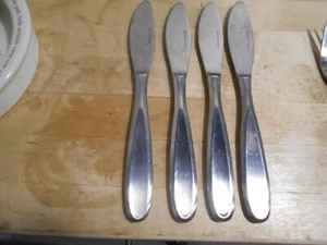 4 Retroneu TIVOLI / CONTOUR 18/10 Edelstahl Satin Tafelmesser 8031 - Bild 1 von 3