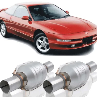 Pair 2"Car Catalytic Converter Stainless Steel EPA For Ford Probe Mazda 626 MX-6 - Image 1 of 4