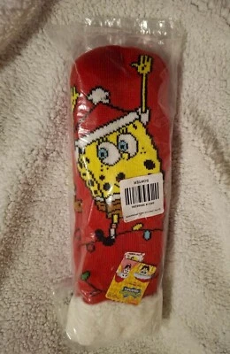 NUEVO Mujer Rojo Bob Esponja Navidad Forrado Acogedores Calentadores BOTINES talla 4-10 Nuevo con Etiquetas Foto 1 de 4