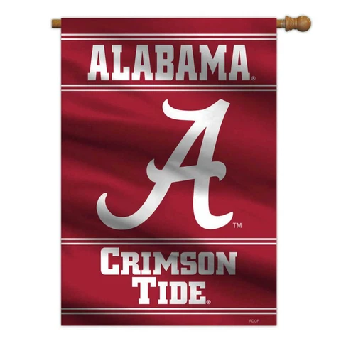 Alabama Crimson Tide 28x40 Two Sided Banner [NEW] NCAA Flag Yard House Sign Cover