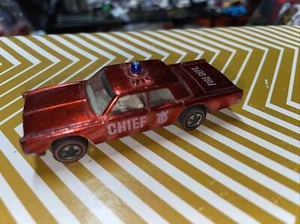 1968 Hot Wheels Redlines Fire Chief Cruiser While Interior Super Nice Diecast - Picture 1 of 7