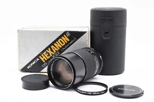 【 NEAR MINT++ in Box 】 Konica Hexanon AR 135mm f3.2 MF Telephoto Lens From JAPAN - Picture 1 of 12