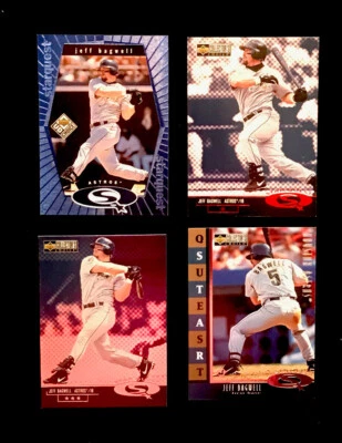 Jeff Bagwell collectors choice starquest SQ 37, SQ 75, sq 17, SQ 23￼ - Image 1 of 4