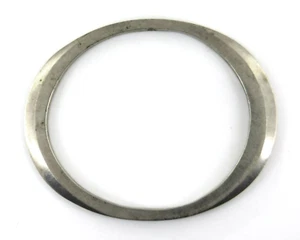 Vintage Signed CBS Mexico 925 Sterling Silver Solid Oval Bangle Bracelet - Picture 1 of 6